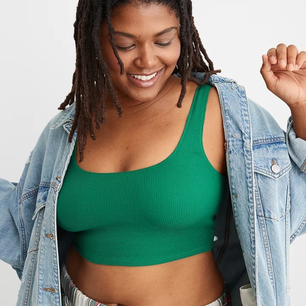 New Aerie Holiday Best Lace Longline Bralette